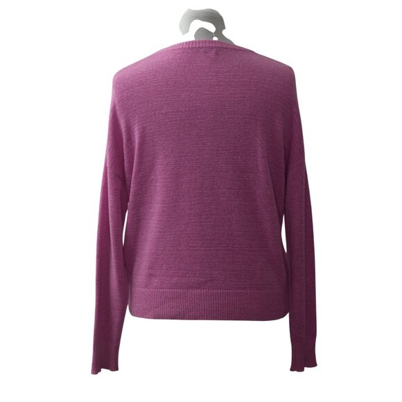 Pink Z Supply Beach Sweater Womens M Acrylic Nylon Blend - Picture 2 of 6